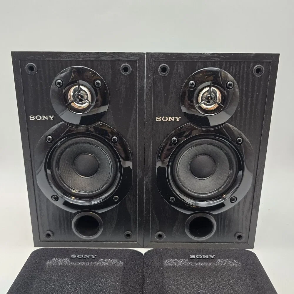 SONY SS-MSP69R Surround Sound Speaker Set of 2 Black Speakers
